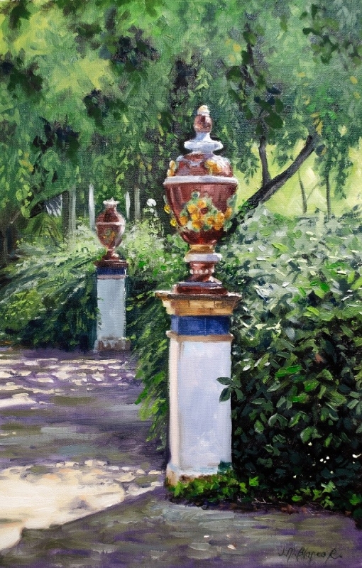 Scenes of Maria Luisa Park #1 by artist Jose Blanco